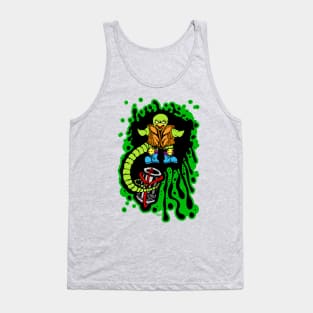 Angry Snapping Turtle Ooze Man Tank Top